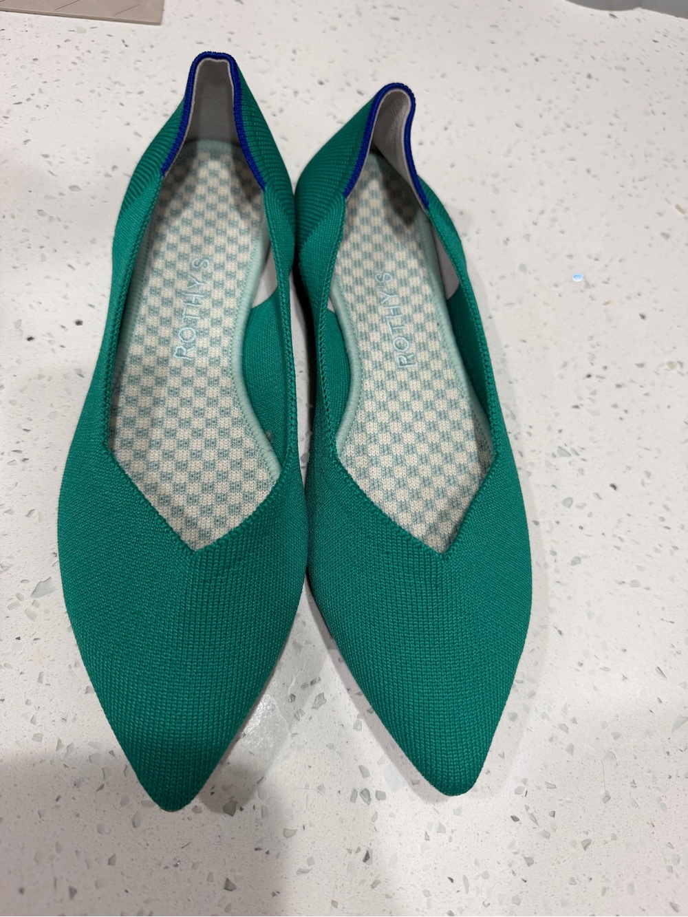 Rothy’s Pointed Knit Ballet Flats